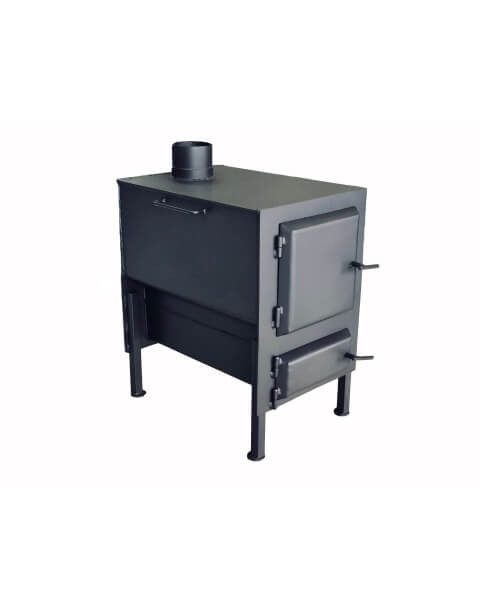 Печь буржуйка 370&times;670&times;650 мм с плитой - купить в 